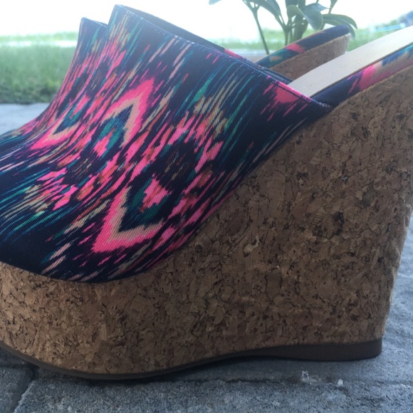 Boho cork wedges - Picture 2 of 10
